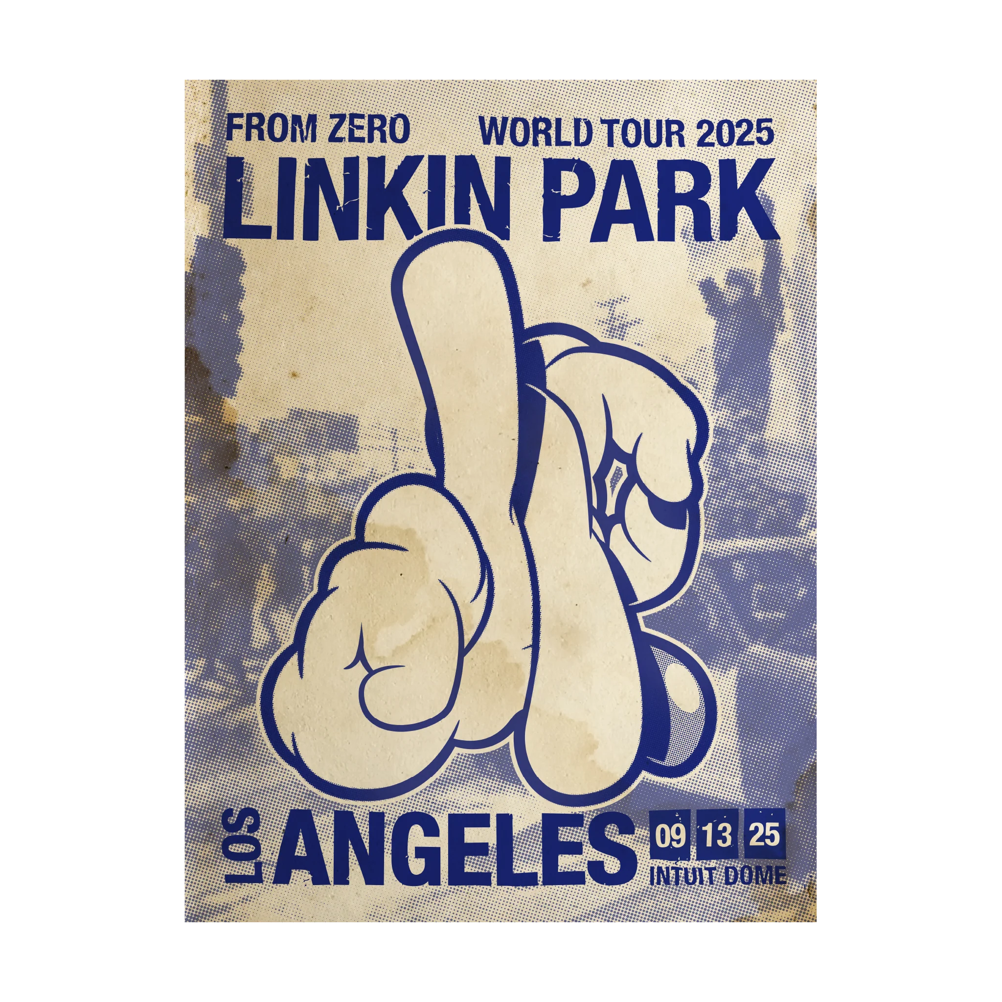 FZ 2025 Tour Los Angeles Poster (Sep 13th) - OG SLICK