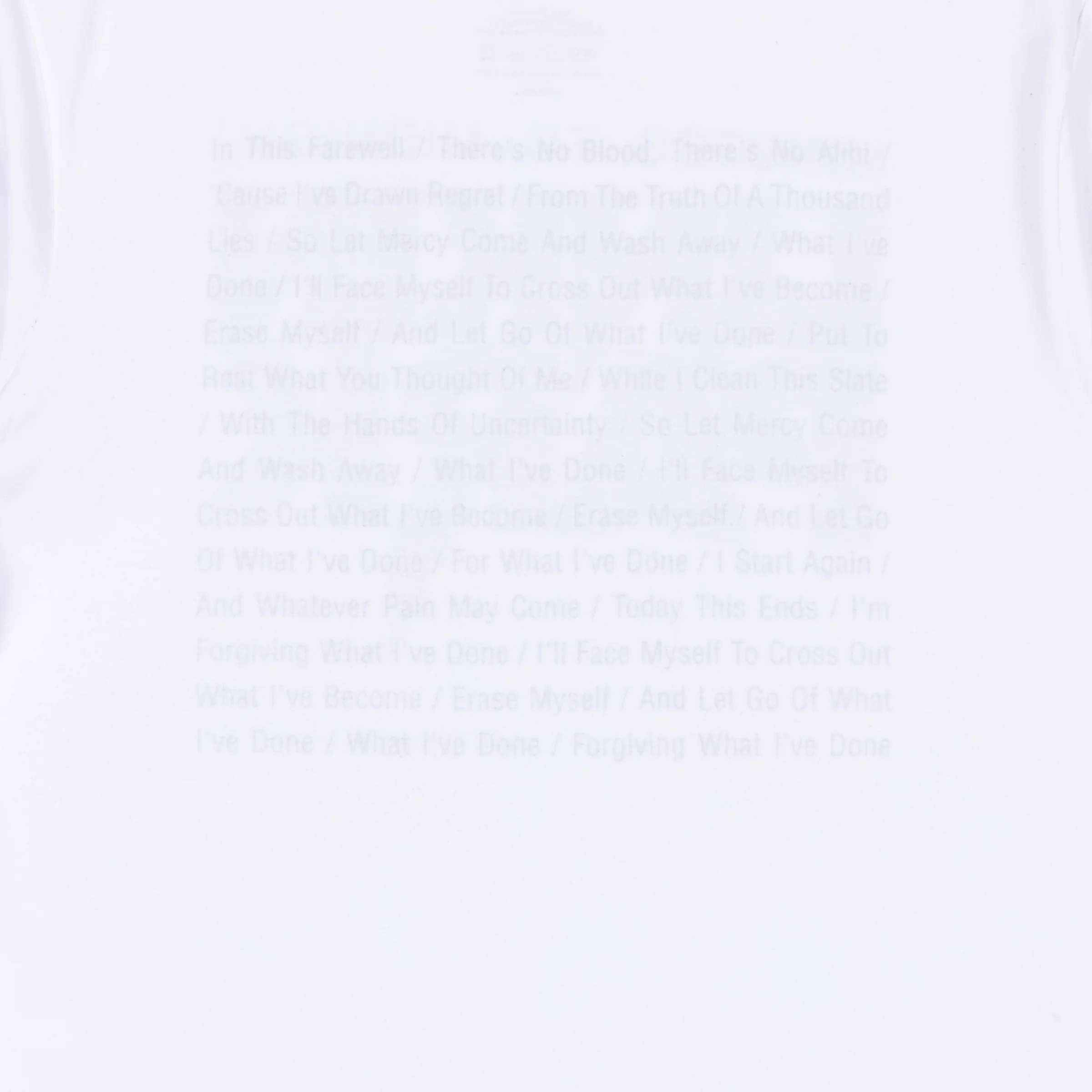 Minutes To Midnight Lyric Tee - Image 4